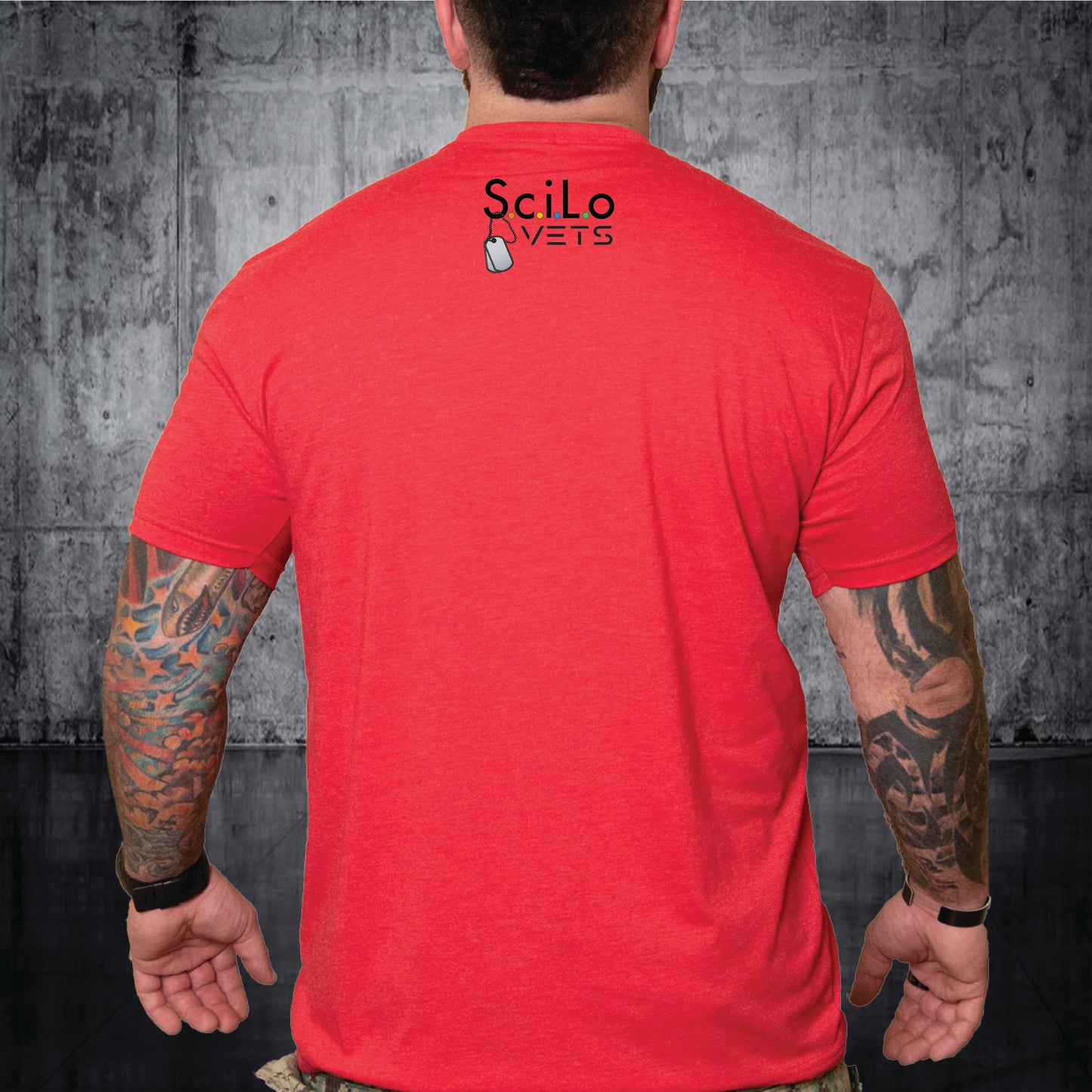 SciLo Vets Mens RED Friday Shirt